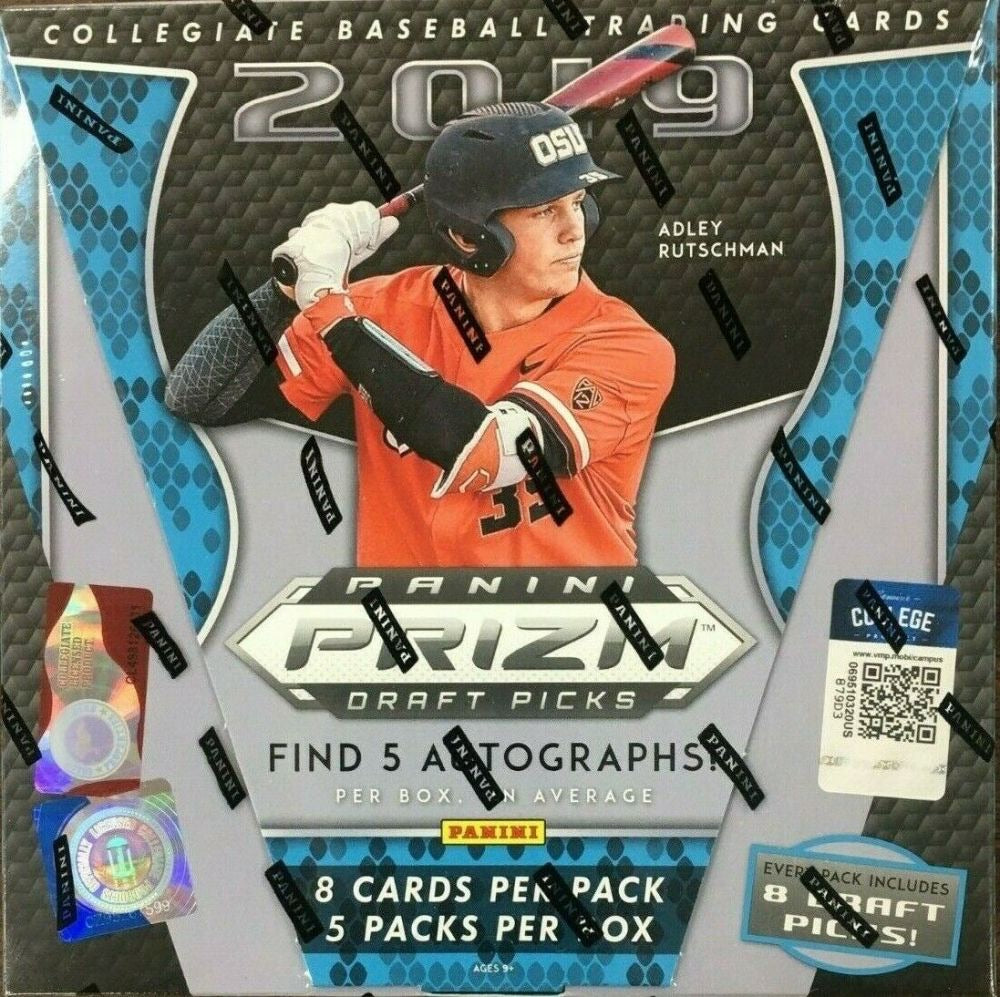 2019 Panini Prizm Draft Picks Collegiate Baseball Hobby Box